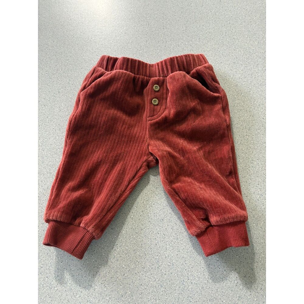 Cloud Island Red Velvet Pants with Pockets Size: 0-3 Months *Never Worn